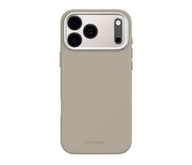 Decoded AntiMicrobial Silicone Backcover, iPhone 17 Pro Max, Taupe - 1359111 - zdjęcie